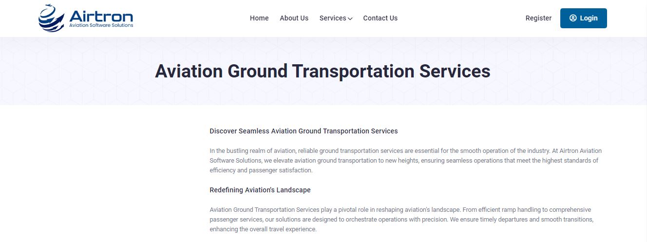 Aviation Ground Transportation Services