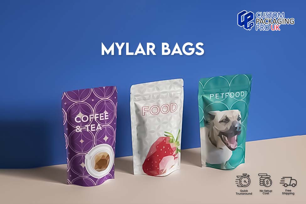 Mylar Bags Wide Range of Materials on Shelves