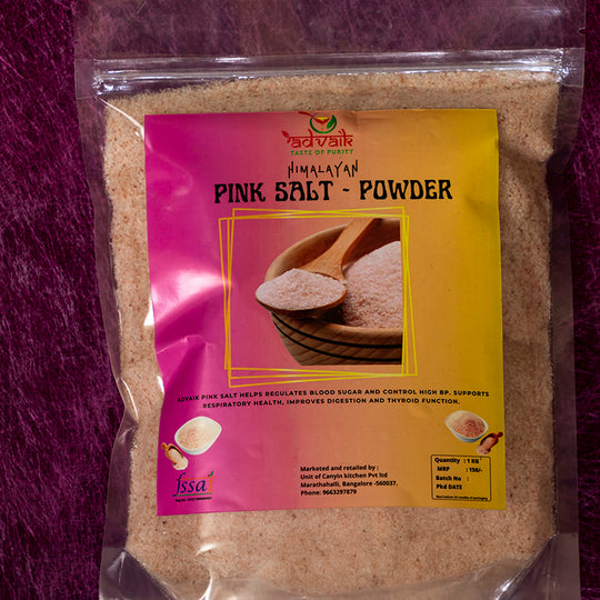 Unlock the Benefits of Himalayan Pink Salt Powder with Advaik