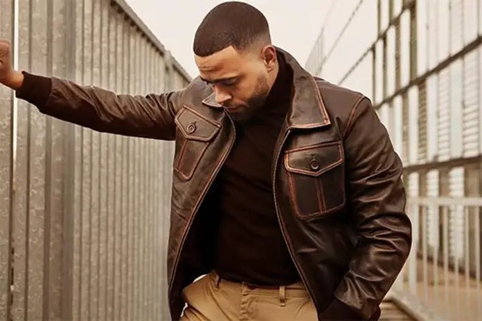 How does your brown leather jacket offer both style and durability?