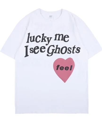 Kanye T Shirts Homme Lucky Me I See Ghosts4