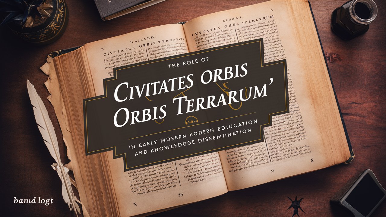 The Role of 'Civitates Orbis Terrarum' in Early Modern Education and Knowledge Dissemination