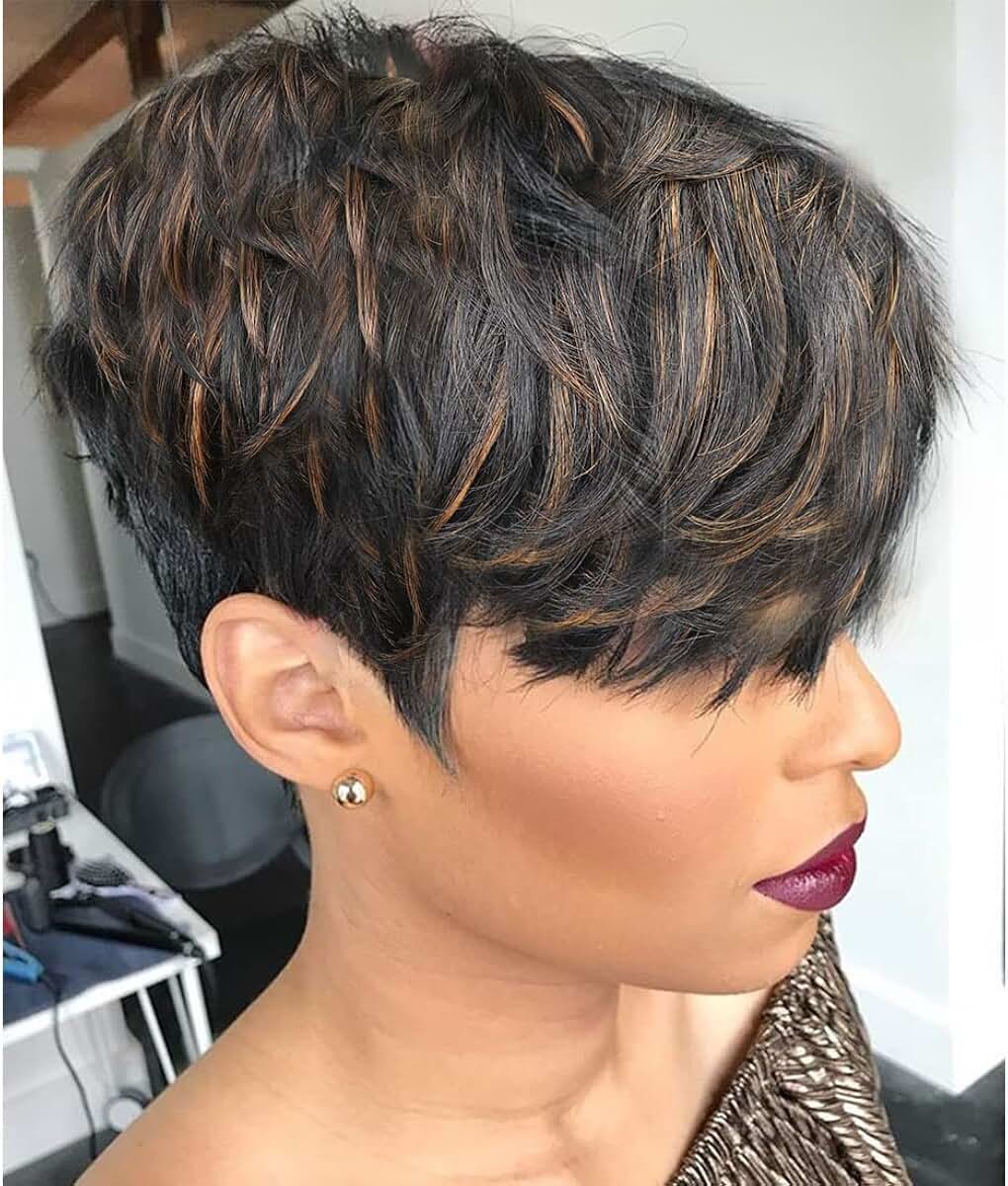 pixie cut wigs for black women