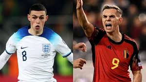 England vs Belgium footall matches