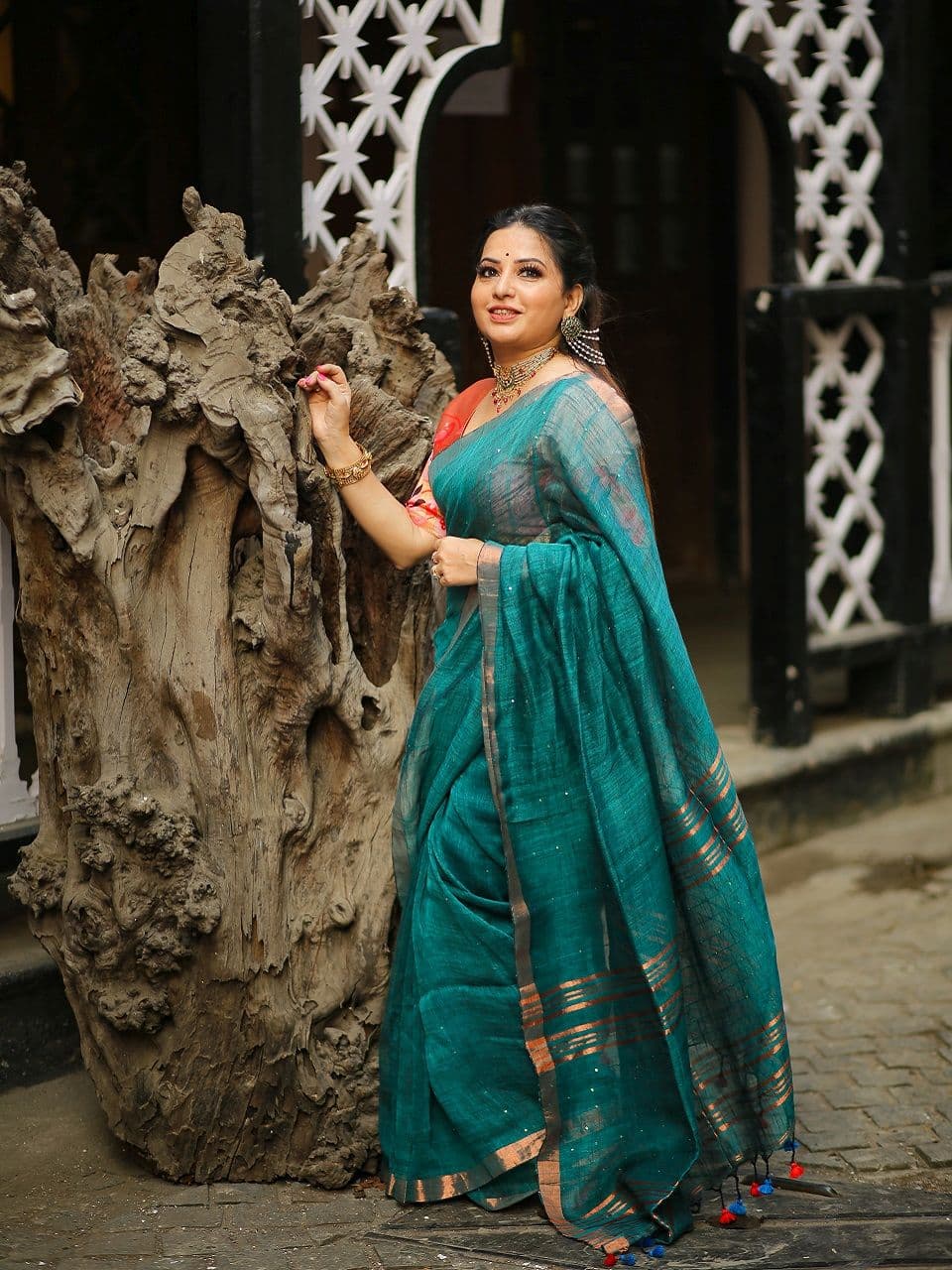 Timeless Beauty of Embroidery, Jacquard, Kanjivaram & Sequins Sarees