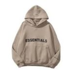 brown essential hoodie