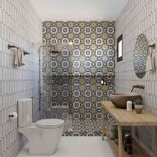 moroccan tiles bathroom