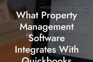 quickbooks property management software