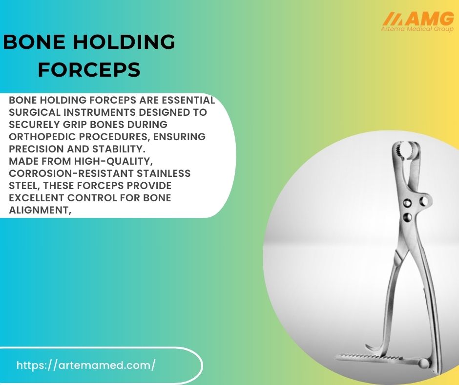 _Bone Holding Forceps - Precision Surgical Instrument for Orthopedic Procedures