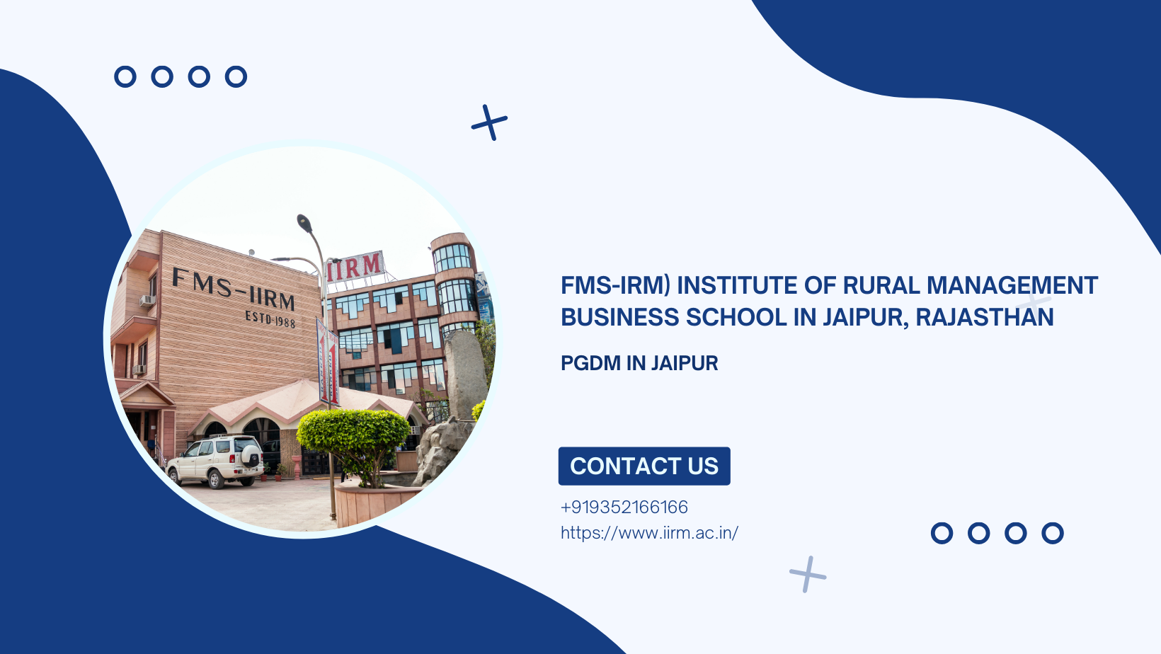 MBA in Rural Finance in Jaipur