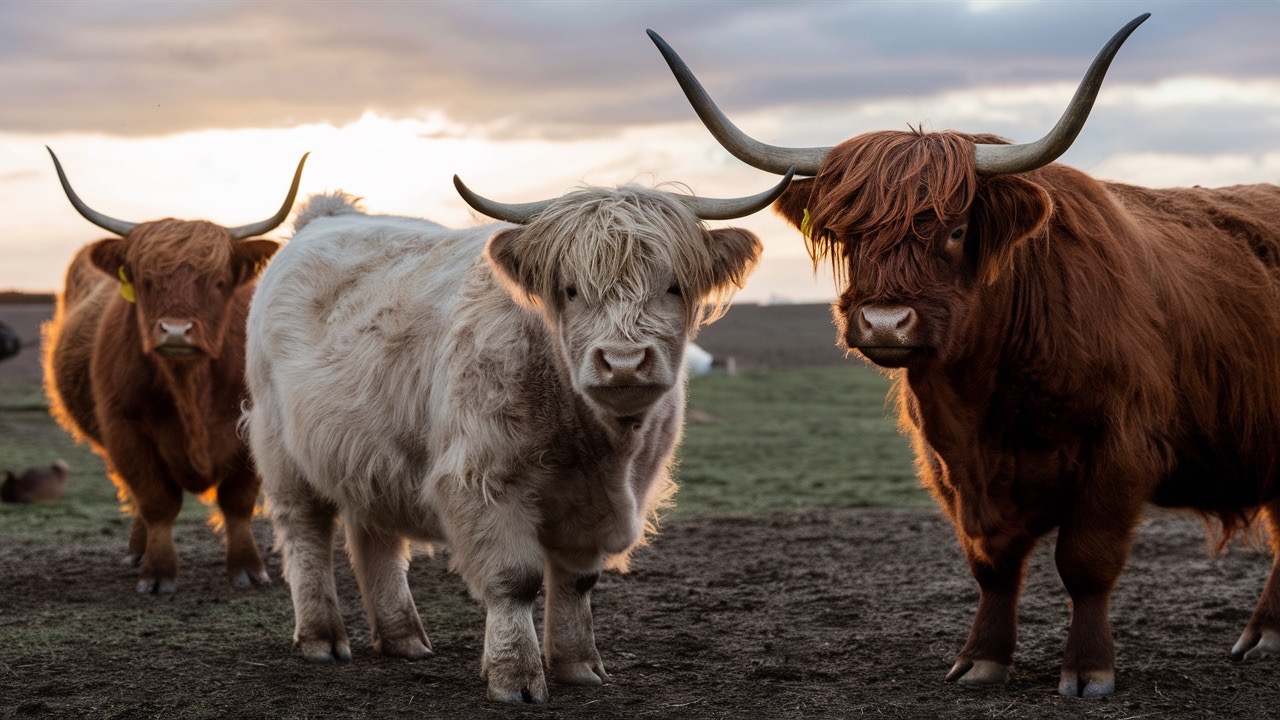 Mini Highland Cows