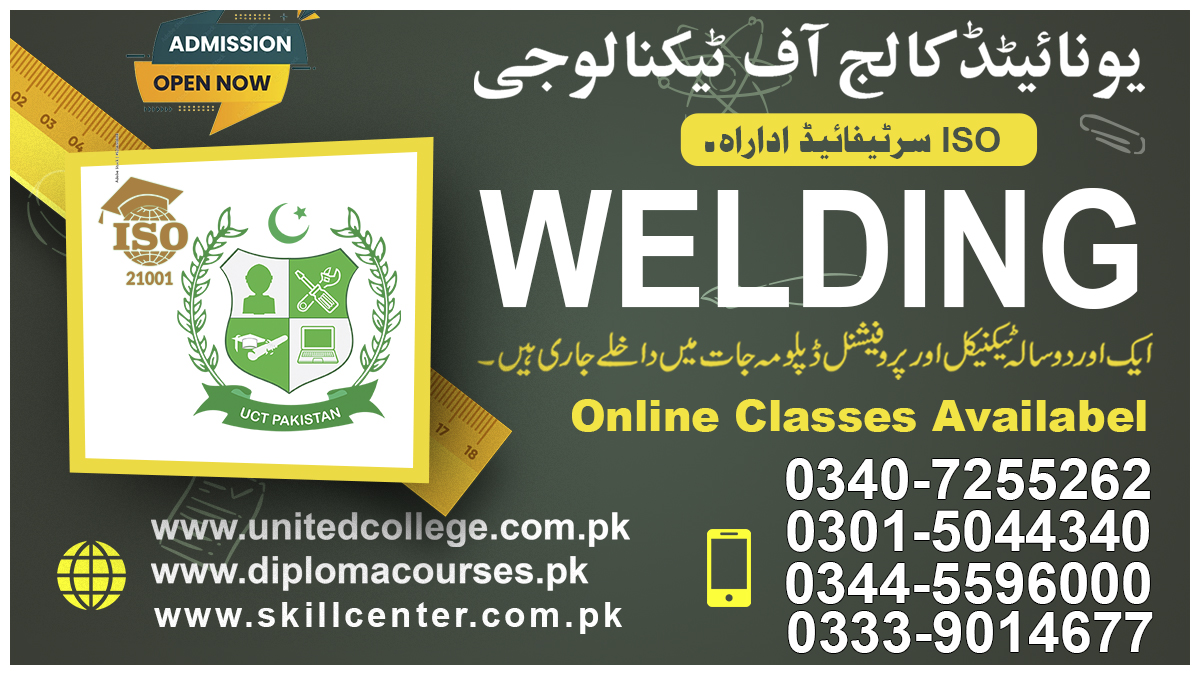 Sharpen Your Welding Expertise with Our Comprehensive Course in Rawalpindi Islamabad