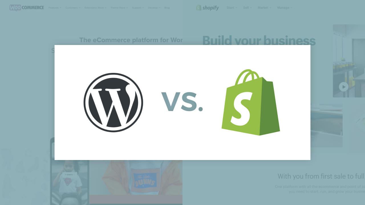 Which is better for eCommerce, WordPress or Shopify Website