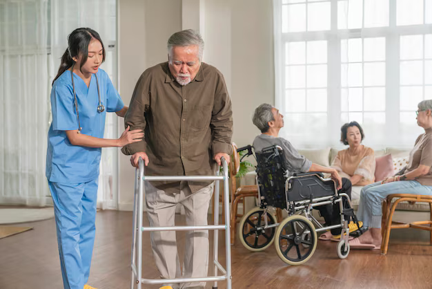 young-asian-female-nurse-care-giver-helping-asian-senior-old-man-with-mobility-walker-living-area-nursing-home-senior-daycare-centernurse-take-care-elderly-patient-with-cheerful-conce[...]