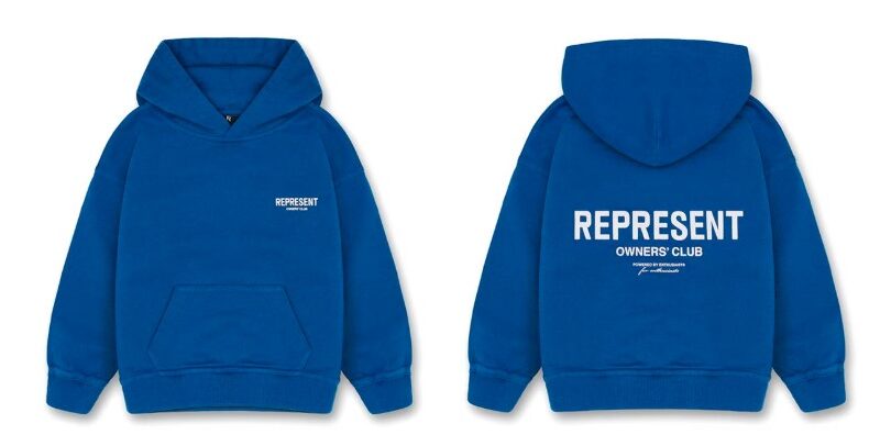 Blue Represent Hoodie