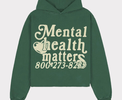 Mental-Health-Matters-Hoodie-Green-1