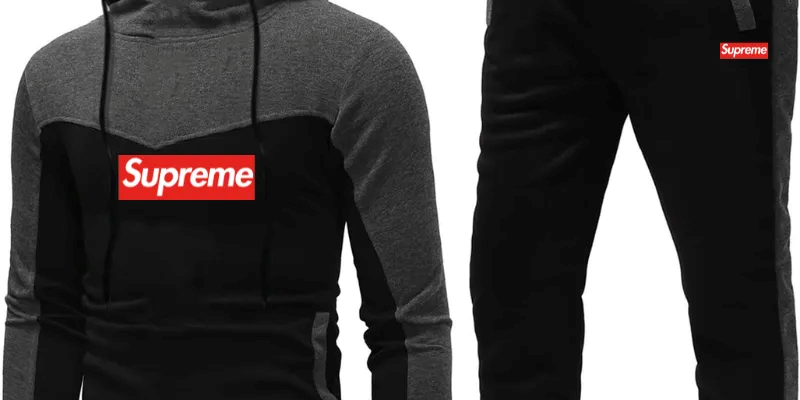 Supreme-male-tracksuit-set