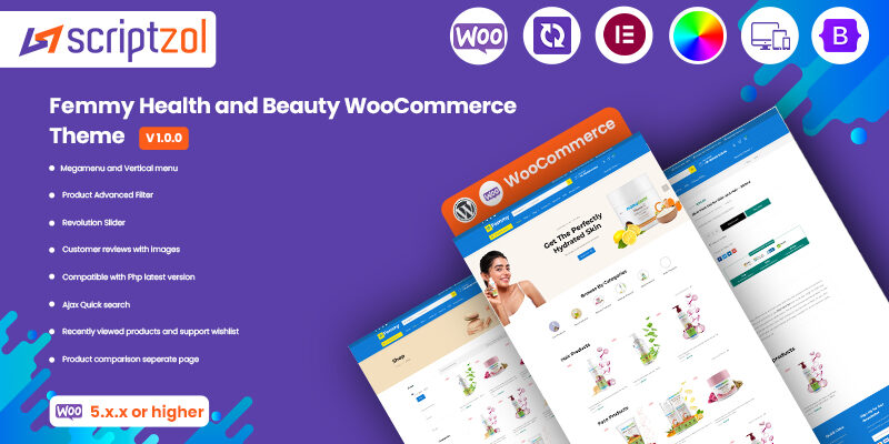 Femmy Health and Beauty WooCommerce Theme og image