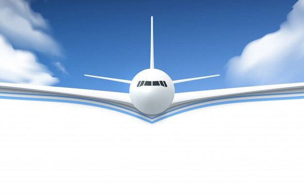 Free Vector _ Airplane Realistic Poster