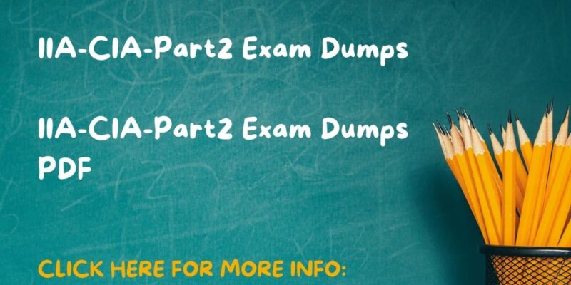 IIA-CIA-Part2 Exam Dumps PDF