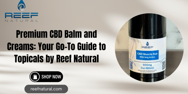 Premium CBD Balm and Creams Your Go-To Guide to Topicals by Reef Natural