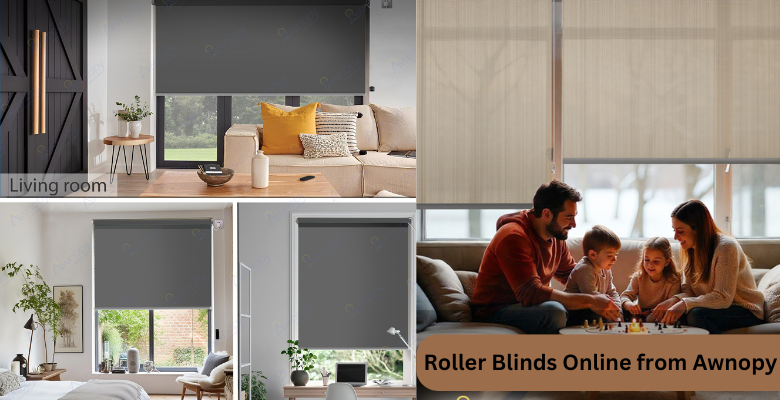 Roller Blinds Online from Awnopy