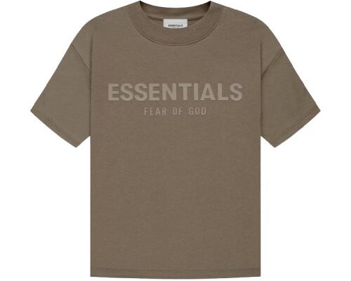 Fear-of-God-Essentials-T-Shirt-Brown-1