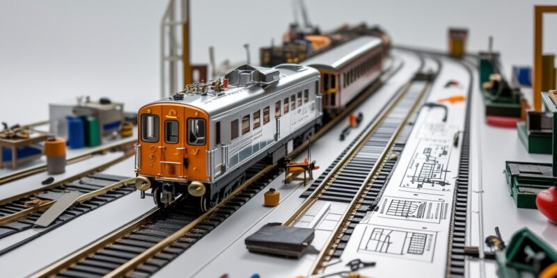 Train Miniature Model Realistic